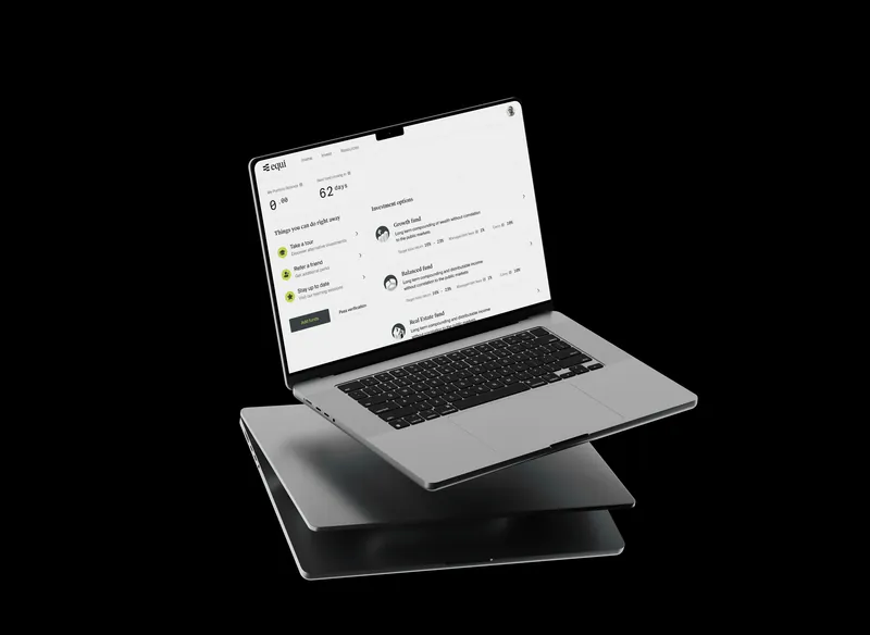 Fund selection screen