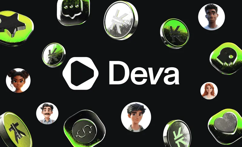 Deva Brand Icons Collage – Creators & Learners