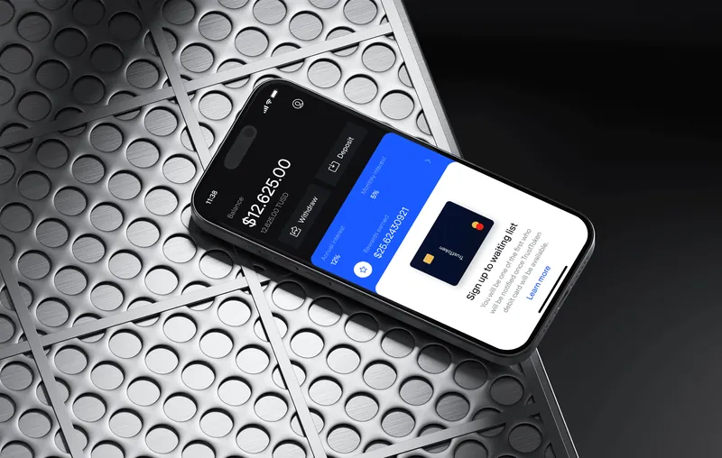 TrustToken App on Textured Surface